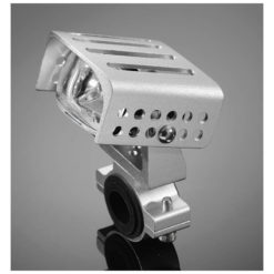 SPOTLIGHT HIGH TECH HH silber für Lenker-Ø 22/32/38mm 50x75x90mm