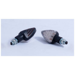 Blinker HH (Paar) ARROW LED schwarz/clear M10-40x52x30mm E-Hom
