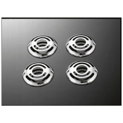 Blinkerglas-Cover HH (4 Stück) chrom zu Yamaha