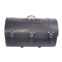 Suitcase HH LEDRIE Echt-Leder 67 Liter B58.5 D35 H33cm schwarz