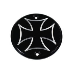 Motor-Cover HH CROSS rechte Seite black zu allen Victory