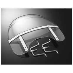 Windschutzscheibe HH USA LARGE 51x61cm chrom, Ø 22/25mm Lenker