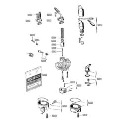 Gasschieber kurz Vergaser Dellorto PHVA