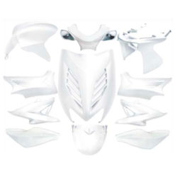 Verkleidungskit Yamaha Aerox/MBK Nitro 11-teilig weiss