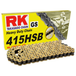 Antriebskette Mofa RK 415HSB 122L, Kette 415 super-verstärkt, gold-schwarz