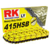 Antriebskette Mofa RK 415HSB 122L, Kette 415 super-verstärkt, gelb