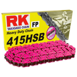 Antriebskette Mofa RK 415HSB 122L, Kette 415 super-verstärkt, pink