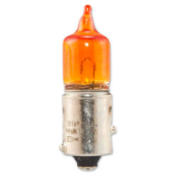 Glühlampe BAZ9s 12V 6W orange
