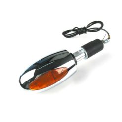 Blinker Kellermann (1 Stück) BL 1000 in chrom/orange (Einbau am Lenkerende