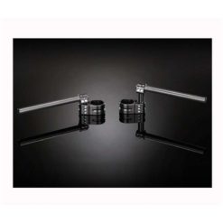 Stummellenker ABM MULTICLIP TOURING (40-70mm) Ø 22mm in SCHWARZ zu Ø 58mm