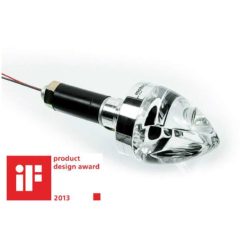 Blinker motogadget (1 Stück) m-BLAZE Cone mit LED in POLIERT (Montage: vor