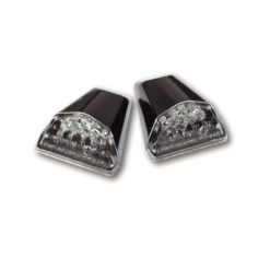 Verkleidungs-Blinker SHIN YO (Paar) SWIFT UNIVERSAL mit LED SCHWARZ/KLAR z