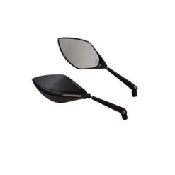 Rückspiegel HIGHSIDER TOREZZO mit LED Blinker aus ALU in SCHWARZ benötigt