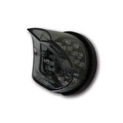 Rücklicht SHIN YO MADISON mit LED mit Glas SMOKE (Ø 55x48mm) (E-Homologier