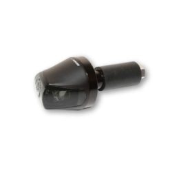 Blinker KOSO (1 Stück) KNIGHT mit 1LED ALU in SCHWARZ/GETOENT (Ø 36x36.5mm