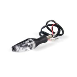 Blinker KOSO (1 Stück) STORM mit SMD LED ALU in SCHWARZ/KLAR (M8 - 59 x 21