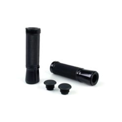 Griffe SHIN YO (Paar) STREET (Ø 22 x 135mm) in SCHWARZ mit abnehmbaren End