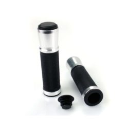 Griffe SHIN YO (Paar) STREET (Ø 22 x 135mm) in CHROM/SCHWARZ mit abnehmbar