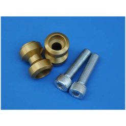 Ständeraufnahmen MP (Paar) in Gold zu Kawasaki mit Gewinde M10 x 1.25mm