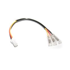 Verbindungskabel HIGHSIDER TYP8 für Motorrad Rücklicht, 3 Kabel mit Rund