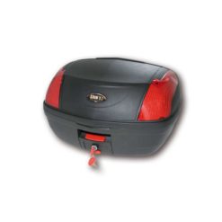 Topcase SHIN YO LIVORNO UNIVERSAL in SCHWARZ inkl Montageplatte, 45 Liter,