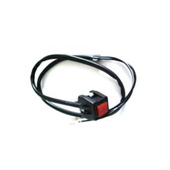 Taster SHIN YO (1 Stück) ECKIG mit Schelle für Lenkeranbau, Lenker 22mm, w