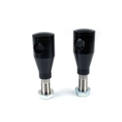 Riser RITZ (Paar) BIG BONE für Ø 22/25.4mm Lenker in SCHWARZ (M22x1.5 - Hö