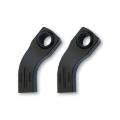 Riser RITZ (Paar) FLAT für Ø 22/25.4mm Lenker in SCHWARZ (M22x1.5 - Höhe: