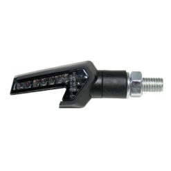 Blinker SHIN YO (Paar) STRADA mit LED in SCHWARZ/GETÖNT (M8x1.25 - 47x22x2