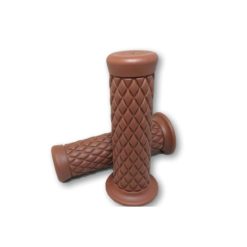 Griffe NN PRODUCTS (Paar) TPR - Soft DIAMOND (Ø 25.4 x 124mm) in BRAUN (ge