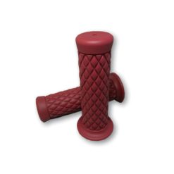 Griffe NN PRODUCTS (Paar) TPR - Soft DIAMOND (Ø 25.4 x 124mm) in DUNKELROT