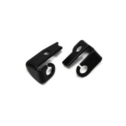 Blinkerhalter NN PRODUCTS (Paar) aus Alu in SCHWARZ Lenkeramatur HARLEY DA