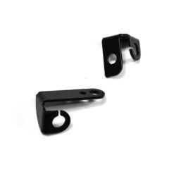 Blinkerhalter NN PRODUCTS (Paar) aus Alu in SCHWARZ Lenkeramatur HARLEY DA