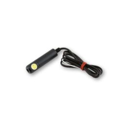 Kennzeichenbeleuchtung HIGHSIDER LED in SCHWARZ Durchmesser 13mm, Länge 16