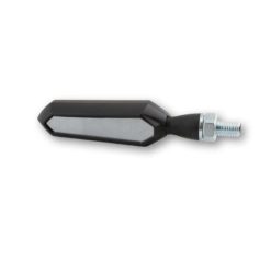 Blinker SHIN YO (Paar) SORA - Laufeffekt 6x LED in SCHWARZ verspiegeltes G