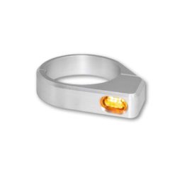 Blinker HeinzBikes (Paar) ZC-LINE MICRO aus ALU mit LED in SILBER für Gabe