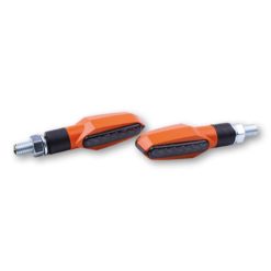 Blinker SHIN YO (Paar) MULTIFACE mit LED in ORANGE/GETOENT (M8 - 62 x 18 x