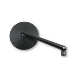 Rückspiegel SHIN YO (1 Stück) PONZA aus ALU in SCHWARZ M10x1.25 inkl. Adap