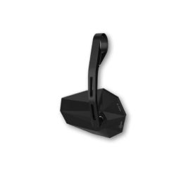 Rückspiegel HIGHSIDER STEALTH-X6 LONG aus ALU in SCHWARZ inkl. Adapter für