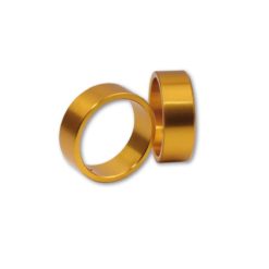 Farbring HIGHSIDER (Paar) aus ALU in GOLD passend zu Lenkerendzapfen DOT,