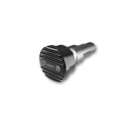Lenkerendzapfen HIGHSIDER (Paar) WAVE aus ALU in SCHWARZ/SCHWARZ passend