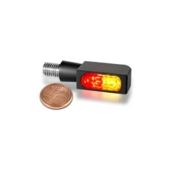 Blinker HeinzBikes (Paar) BLOKK MICRO aus ALU mit LED inkl. Brems & Rückli