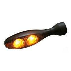 Blinker Kellermann (1 Stück) MICRO 1000 DARK in schwarz/schwarz (Montage: