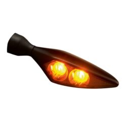 Blinker Kellermann (1 Stück) RHOMBUS DARK in schwarz/schwarz (Montage: vor