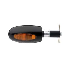 Blinker Kellermann (1 Stück) BL 1000 in Messing schwarz/orange (Einbau am
