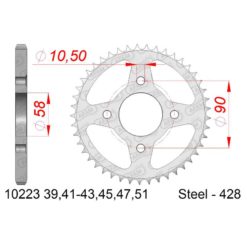 Zahnkranz AFAM Stahl 428/42Z