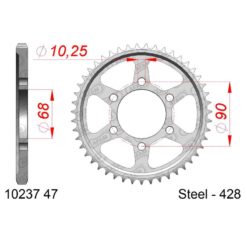 Zahnkranz AFAM Stahl 428/48Z