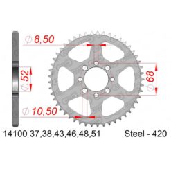 Zahnkranz AFAM Stahl 420/37Z