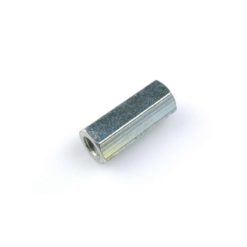 Sechskantmutter (Distanzmutter) M7/1 x H 25mm verzinkt-blau
