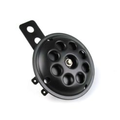 Horn / Hupe *NO NAME* ~6V~ AC (Ø 70 x T 30mm) in SCHWARZ inkl. Halterung